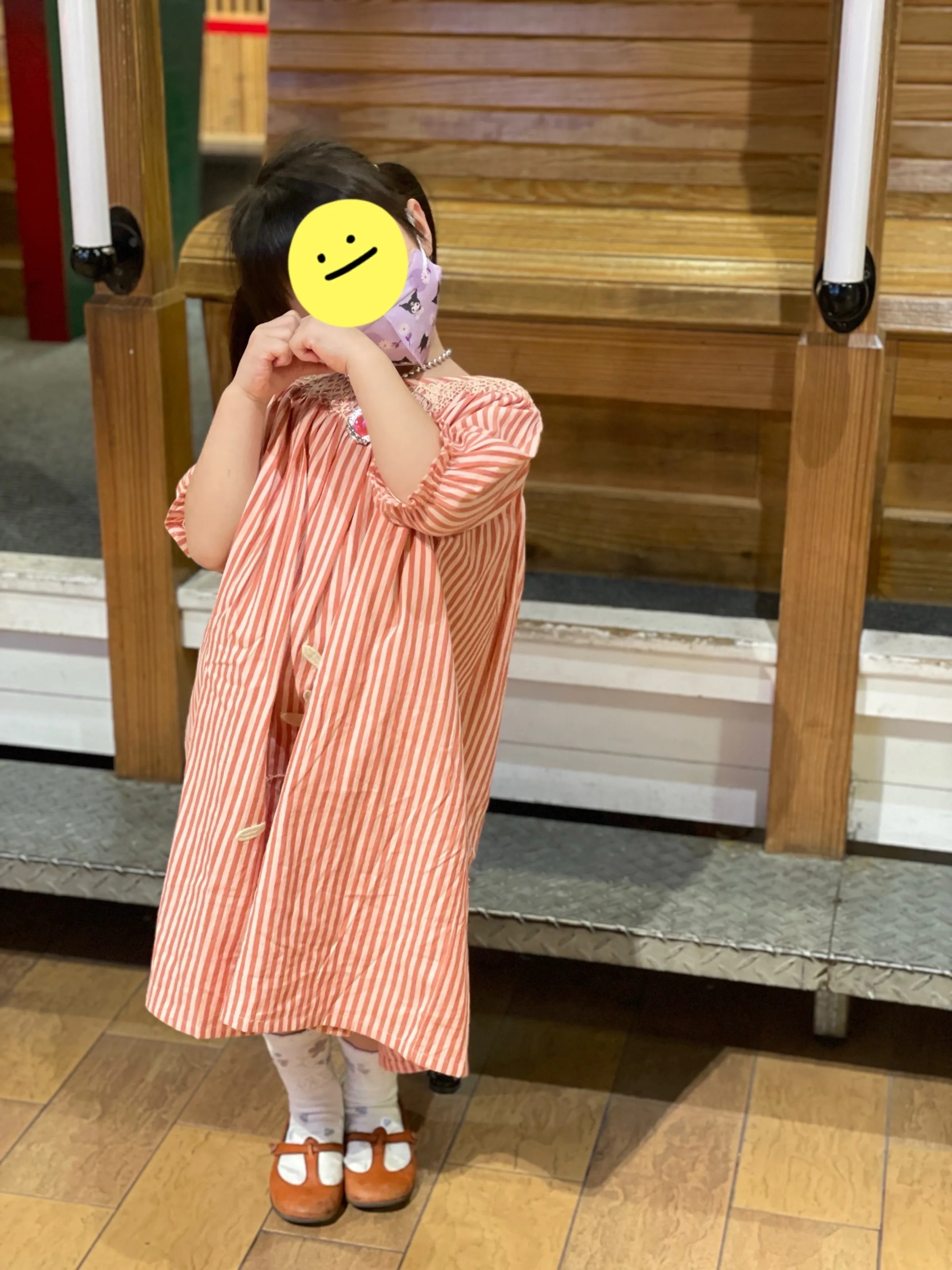 apolina sissy smock dress mayols stripe 【公式通販】