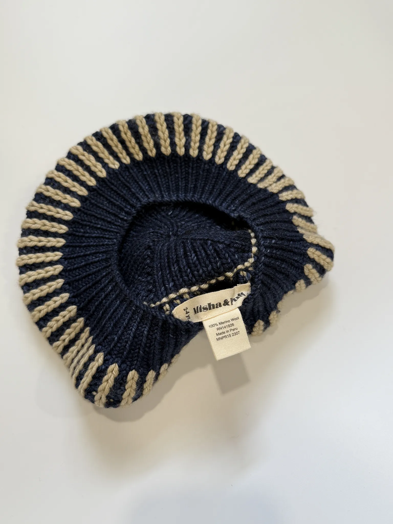 小旭市集] Misha & Puff - GLOUCESTER TAM HAT INK BLUE - 2-4y