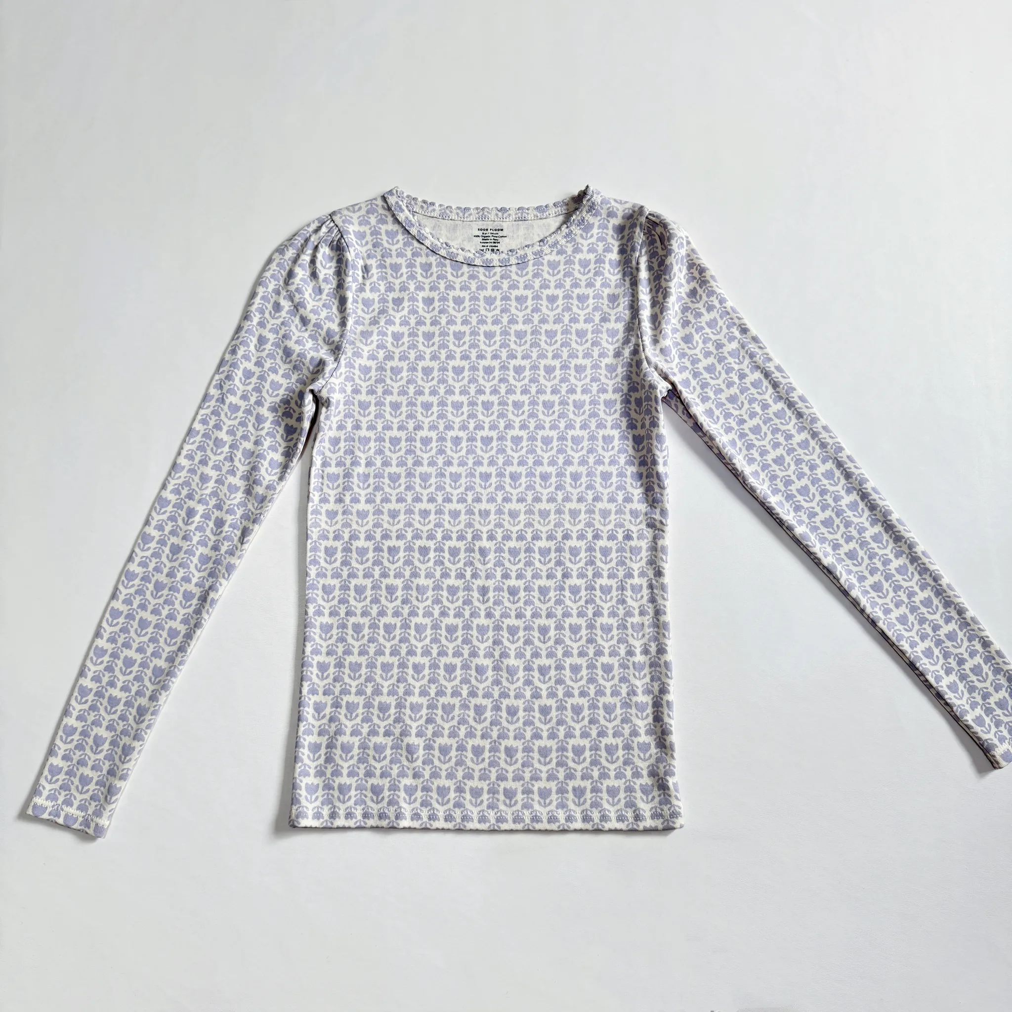 小旭市集] Soor Ploom - Pouf Tee in Folklore Print / Bergamot