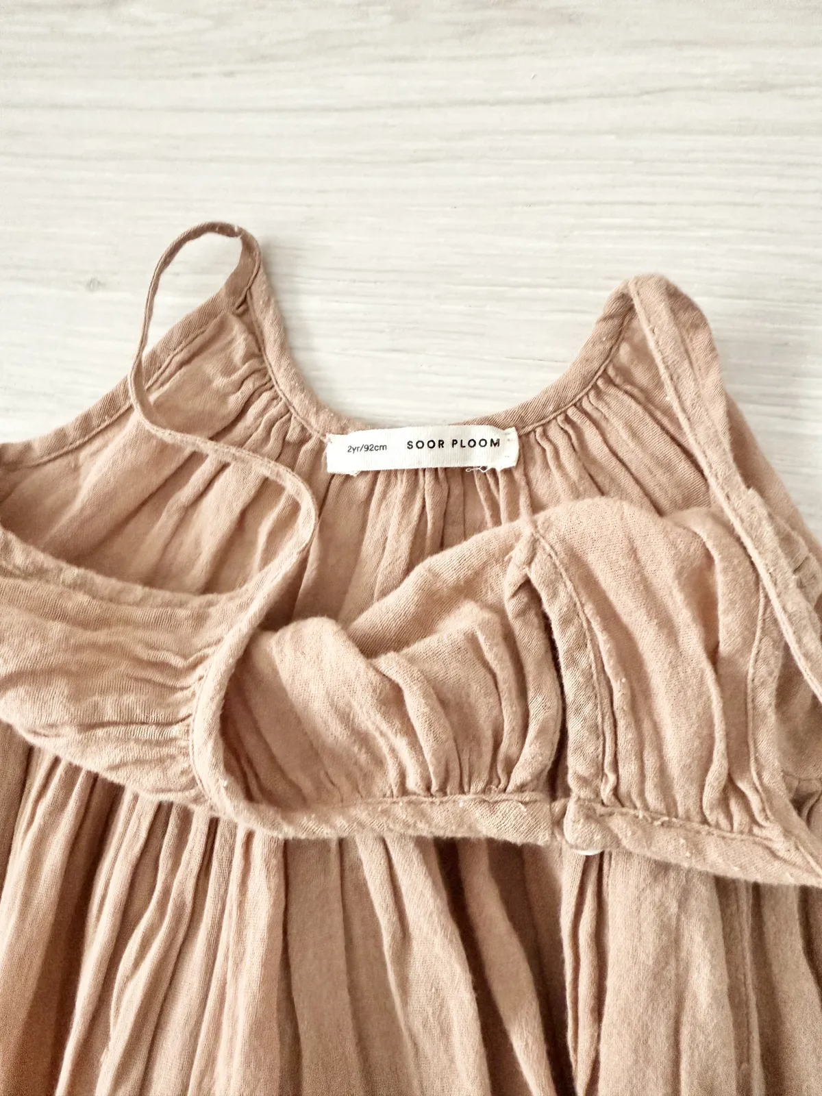 小旭市集] Soor Ploom - Birdie tunic - dark tea - 2y / 90cm