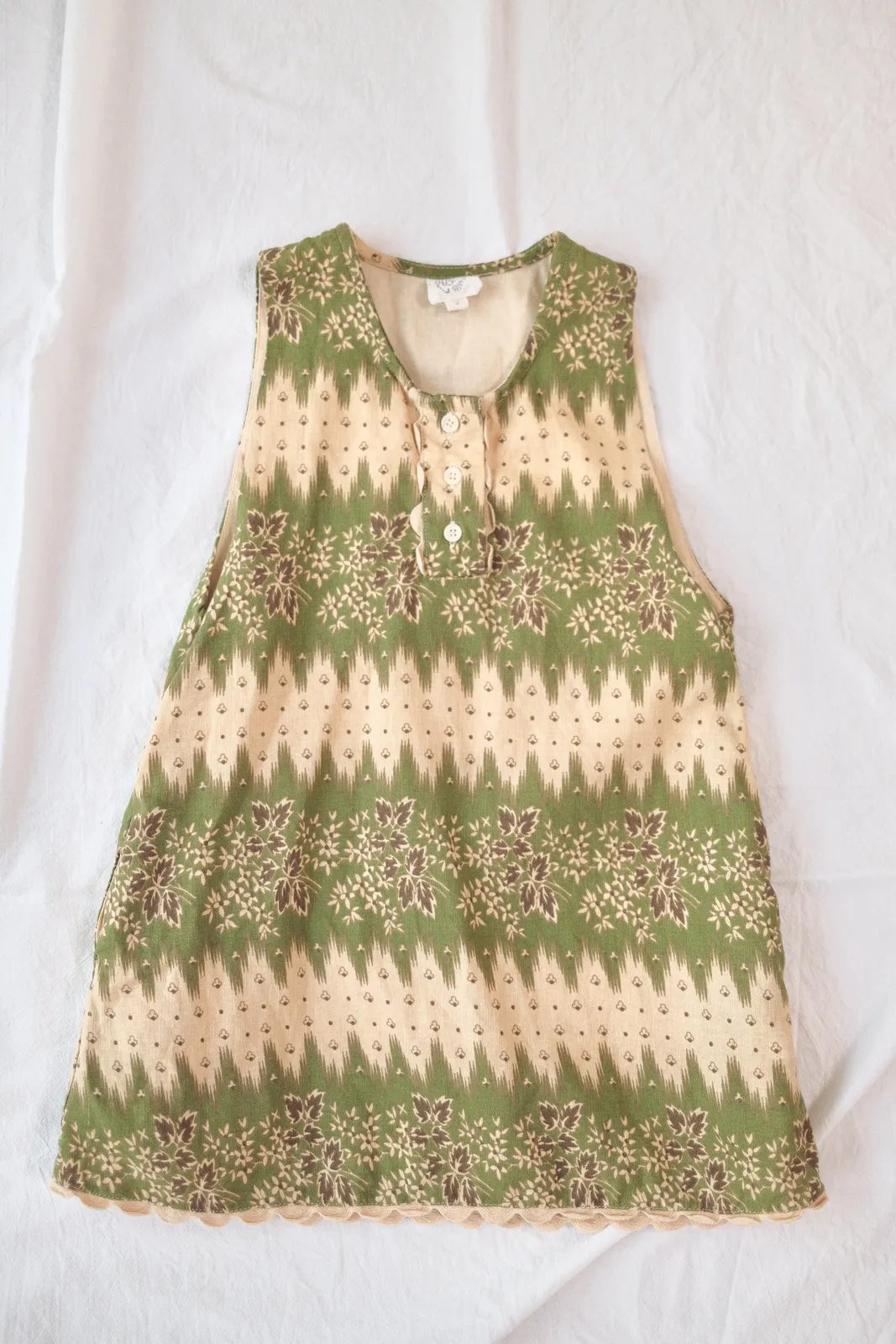 新品未使用♡apolina Robe Hazelworker APOLINA JOAN ROMPER （Folk Calico）※1~7y - SEN_TO_SENCE