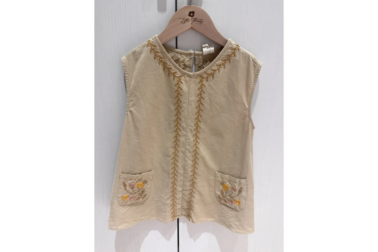 小旭市集] Apolina - Vela Dress - Dove - 3y / 100cm