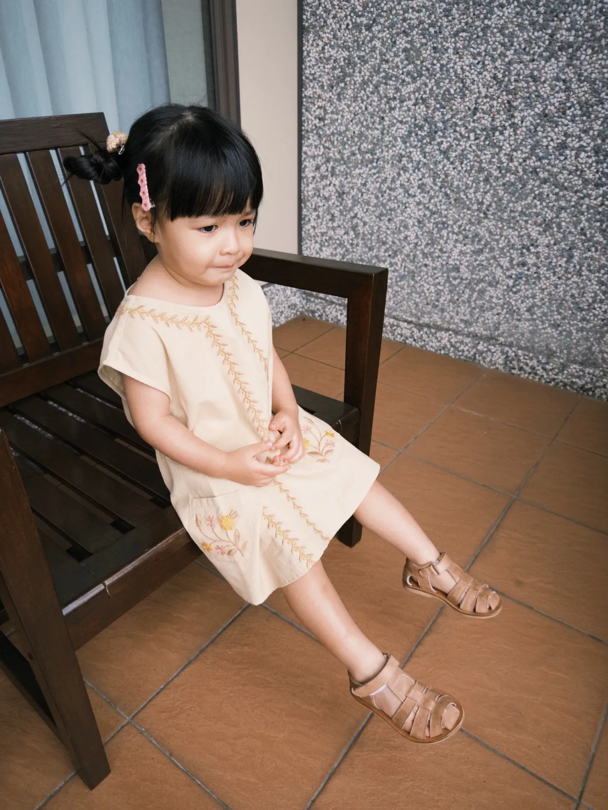 小旭市集] Apolina - Vela Dress - Dove - 3y / 100cm