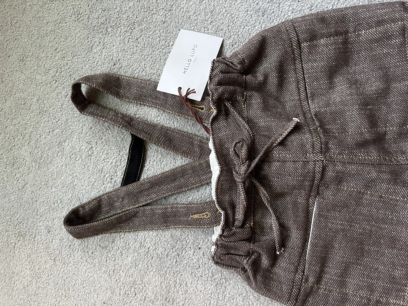 小旭市集] Hello Lupo - Brooks Trousers - brown D - 2y / 90cm
