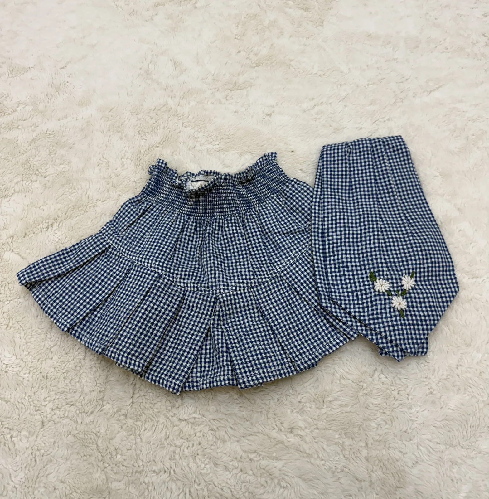 トップス Bonjour Diary 8y bonjour diary set crop shirt&skirt 8y 新品 - メルカリ
