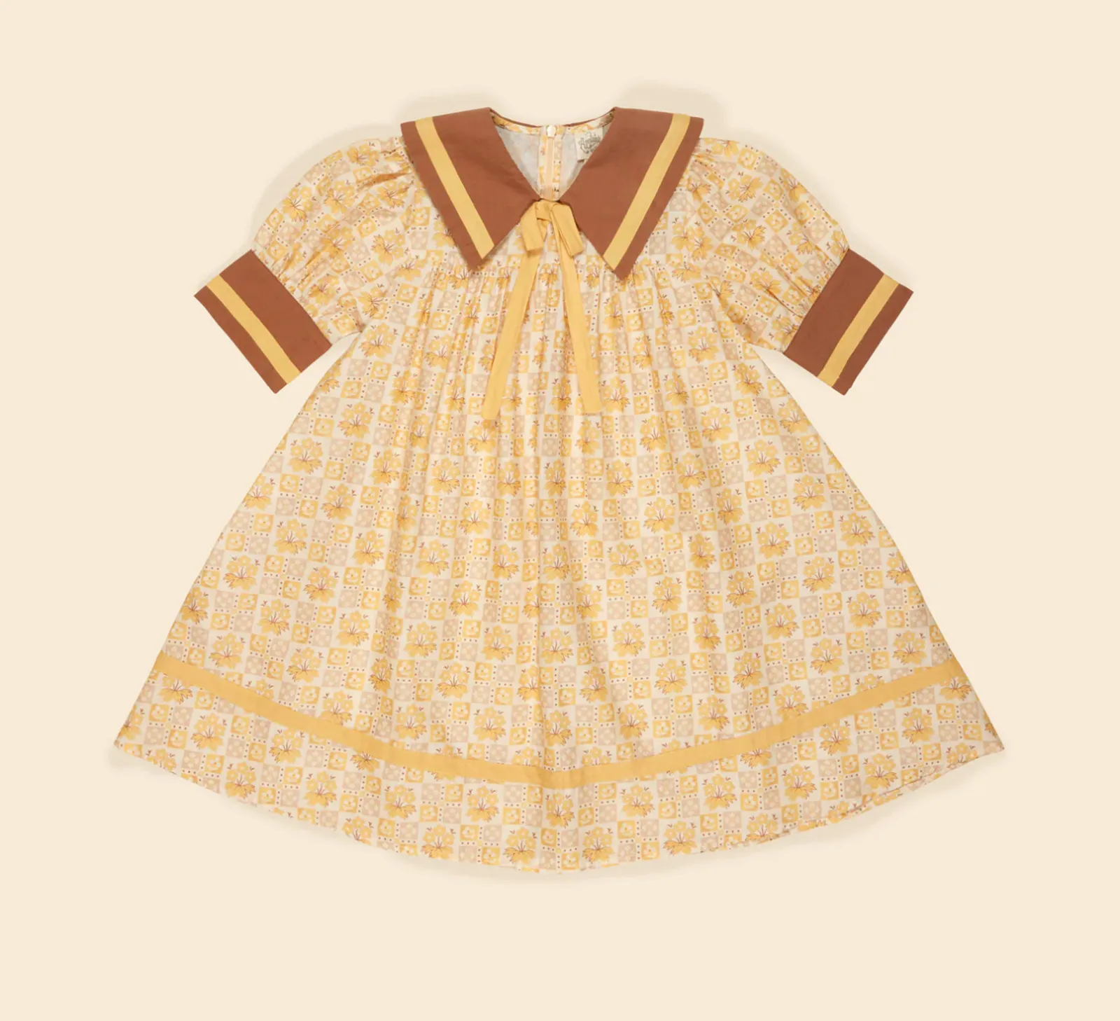 ワンピース Apolina Fay Dress - Cornflower 2-3y Baby & Kids Linen Fay Dress - Cornflower – MamaOwl