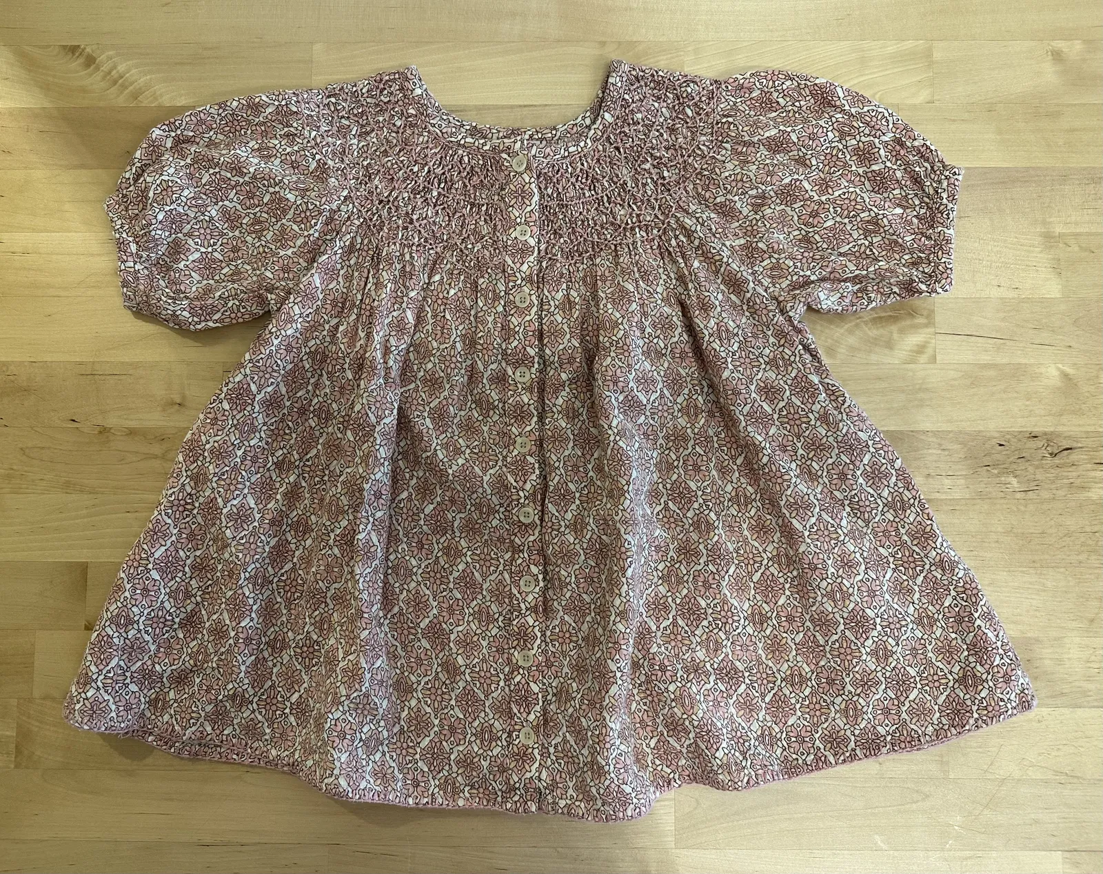 新品未使用♡apolina Robe Hazelworker APOLINA JOAN ROMPER （Folk Calico）※1~7y - SEN_TO_SENCE