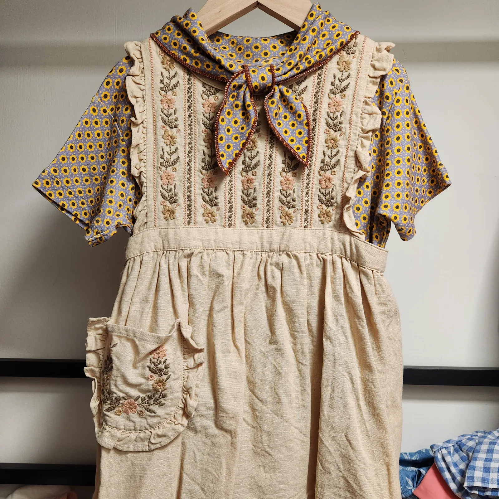 早い者勝ち！！apolina 22aw ブラウス　2-3y 早い者勝ち！！apolina 22aw ブラウス 2-3y キッズ服(100cm~)