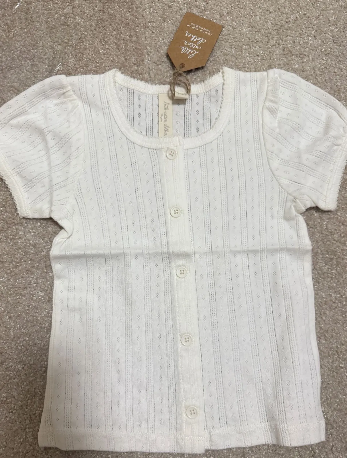 新品little cotton clothes ◆ブラウス&サロペット　3-4y 新品little cotton clothes ◇ブラウス&サロペット 3-4y 2025年