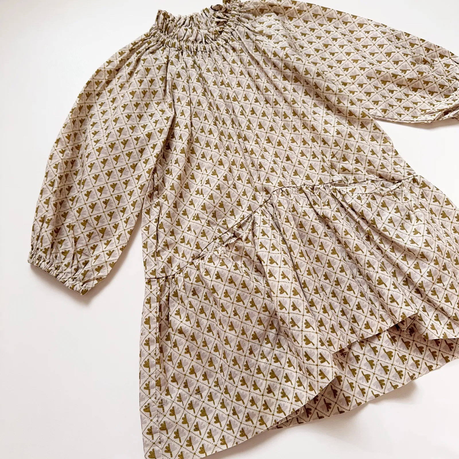 小旭市集] Soor Ploom - Edith Dress, Leaf Print - 3y / 100cm