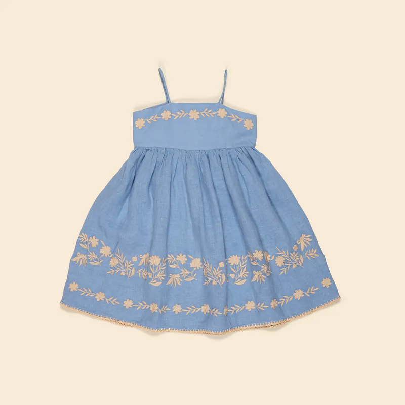 ワンピース Apolina magrit sundress cornflower 5-7y 小旭市集] 徵求物品Apolina - Magrit sundress - Cornflower - 單一尺寸