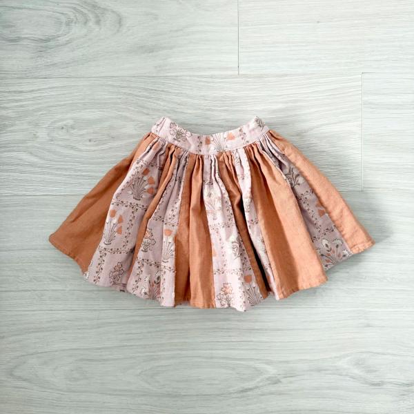 小旭市集] Apolina - Maja Skirt, Desert Rose/Cabin Quilt Floral Petal - 3y /  100cm